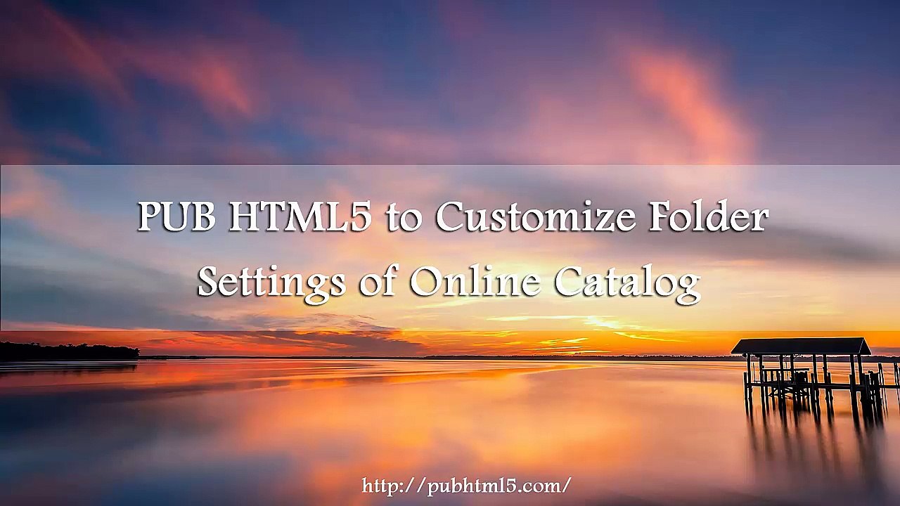 Easily Modify Folder Information of Online Publication