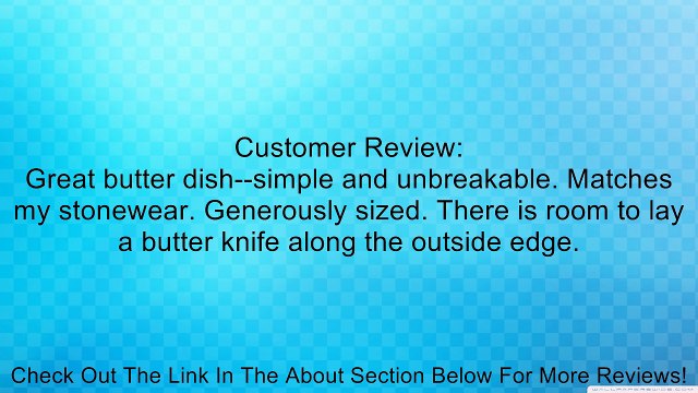 Enamelware Covered Butter Dish Review