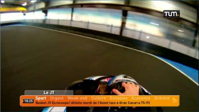 Une piste de karting unique en France! (Dagneux)