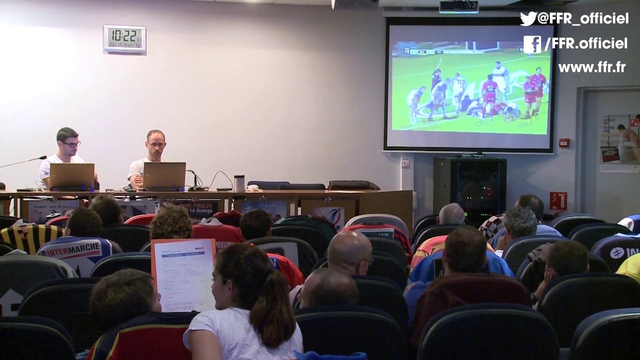 Arbitrage : Réunion Arbitre / Entraineur Fed 1