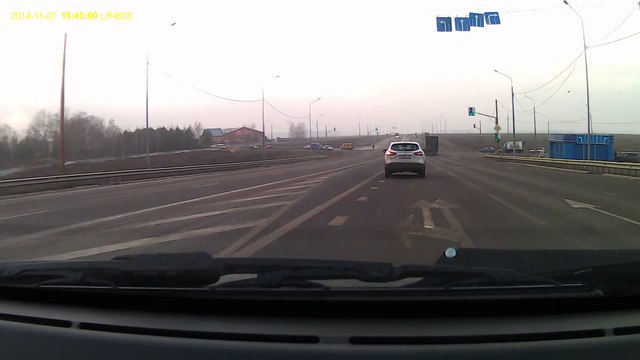 Lucky guy almost killed by a car... and a truck! Crazy...