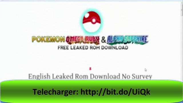 Pokémon Rubis Oméga et Saphir Alpha Telecharger Gratuit