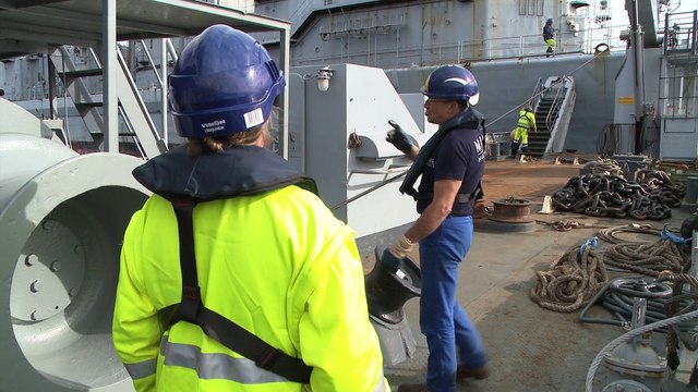 Embossage du Georges Leygues par la Telenn More.