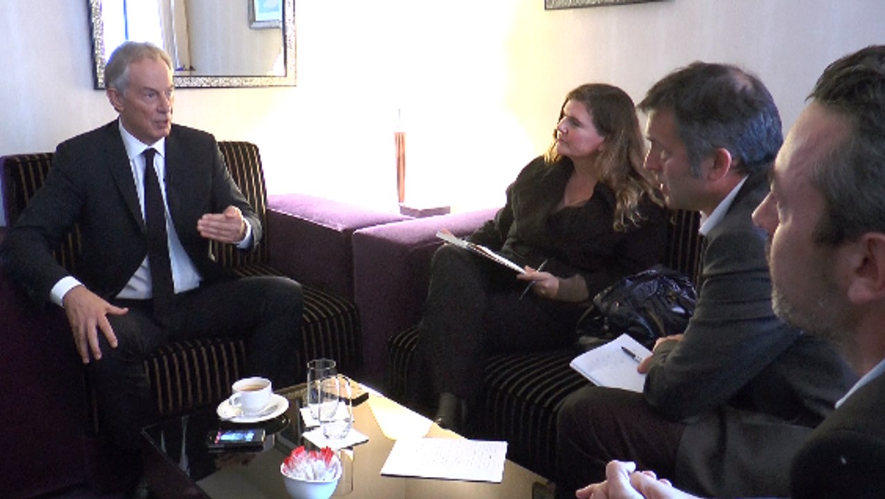 Valls, Europe, Irak... Tony Blair se confie à l'Obs