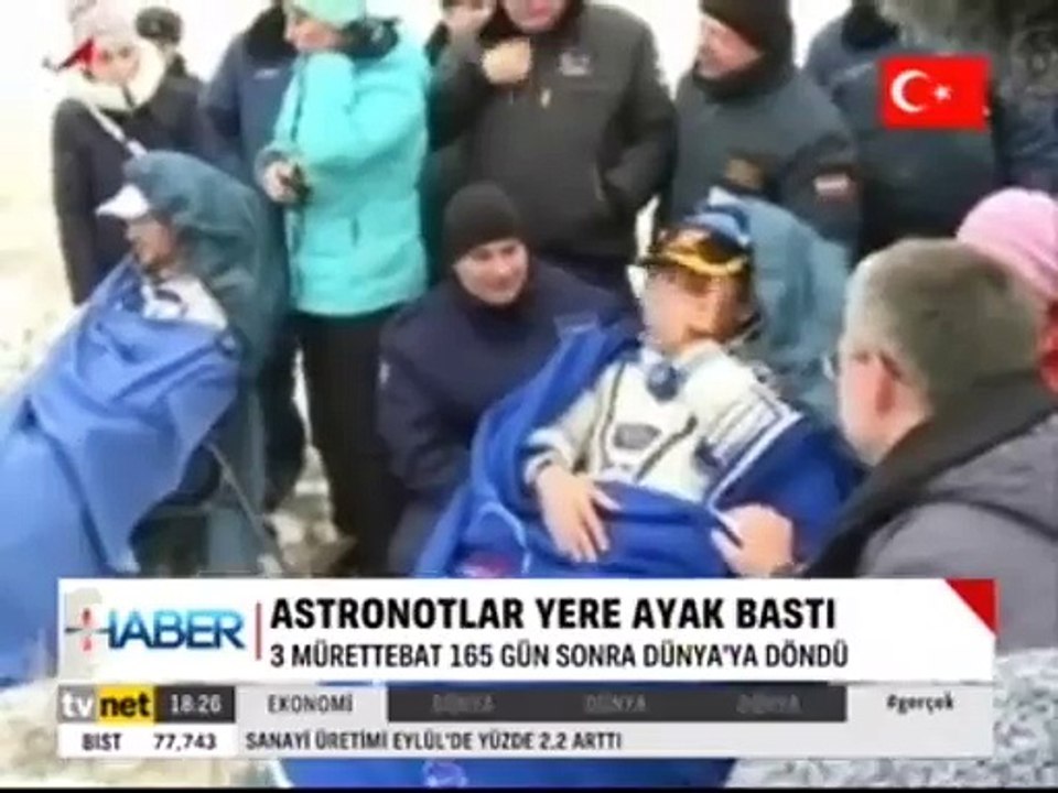 Nasanın 3 astronotu 5 ay sonra dünyaya ayak bastı - Artı Eksi Haber - Ahmet Rıfat Albuz