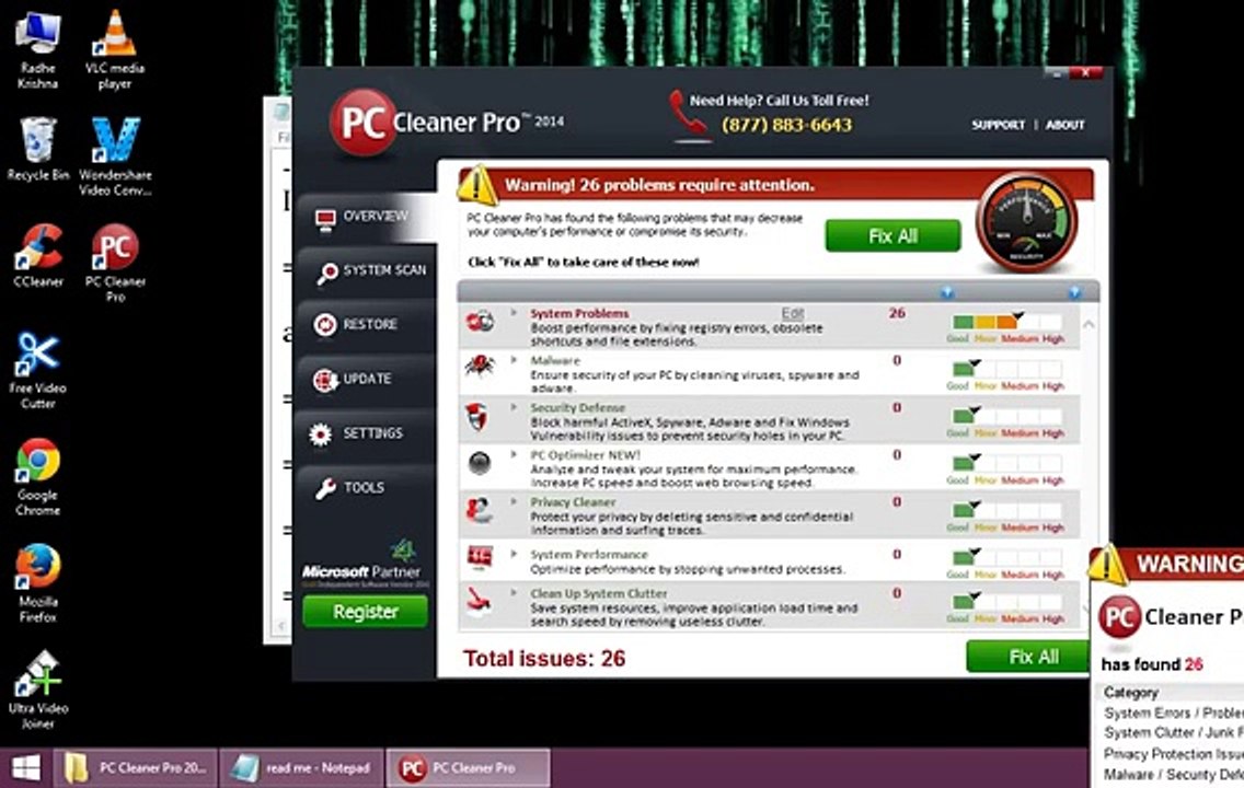 PC Cleaner Pro 2014 License Key Crack