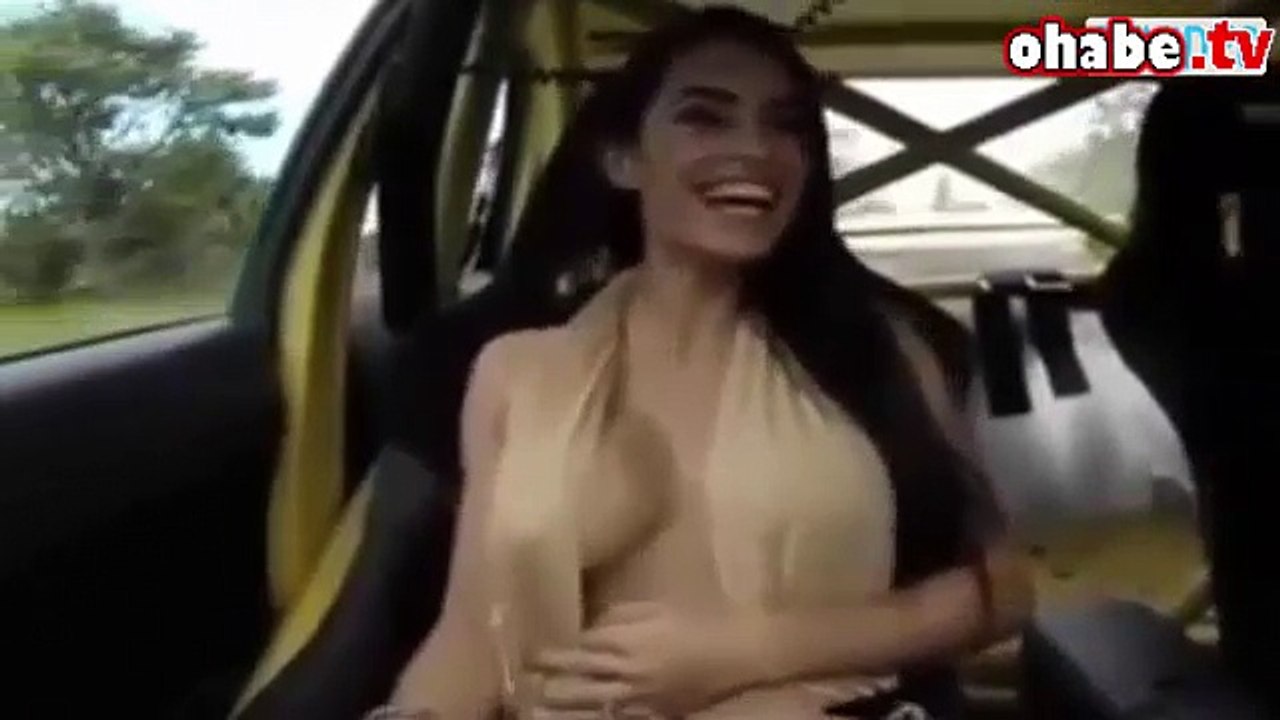 Arabanın içinde perişan oldu