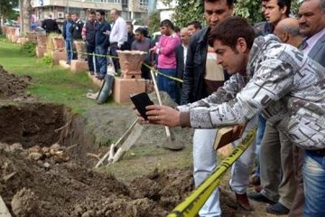 Adana'da Kazı Yapılan Parkta, İnsan Kemikleri Bulundu