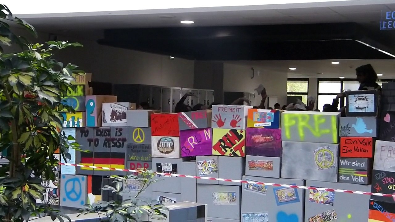 Flash-mob de la section euro allemand du lycée Jean Monnet