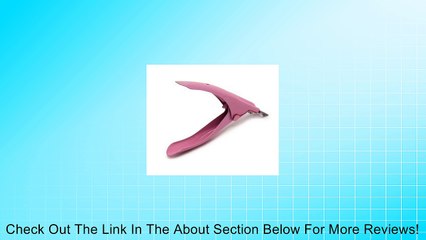 WAWO Acrylic False Nail Tip Clipper Cutter, Pink Review