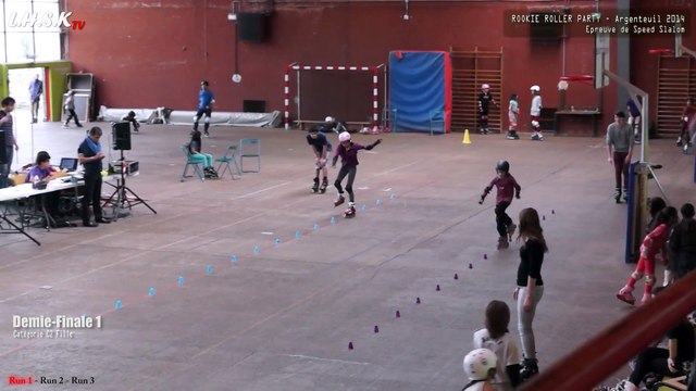 Speed Slalom C2 Fille - Rookie Roller Party 2014