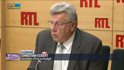 Christian Eckert n'exclut pas une hausse des impôts en 2015