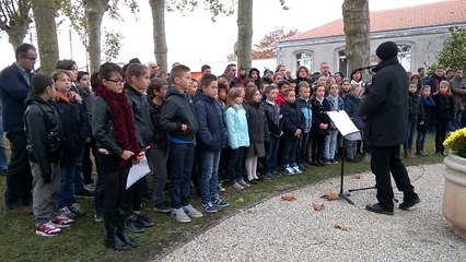 chorale du 11 novembre à Parempuyre 33