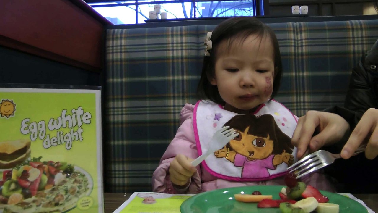 Girl's Breakfast At Cora