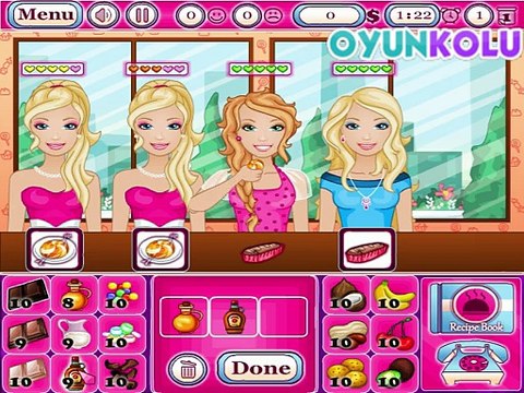 Barbie Şeker Dükkanı Oyununun Tanıtım Videosu