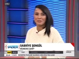 Kick Box Şampiyonu Sabriye Şengül - Artı Eksi Haber Ahmet Rıfat Albuz