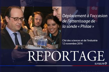 [REPORTAGE] Déplacement à l'occasion de l'atterrissage de la sonde "Philae"