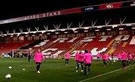 Entrenamiento previo a la Champions del Barça Femenino