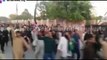 Banned Sipah-e-Sahaba and outlawed Taliban's takfiri nasbi terrorists pelted the peaceful azadari (mourning) procession in Islamabad in the presence of police that played the role of a silent spectator. Hussaini youths bravely continued azadari of Imam Hu