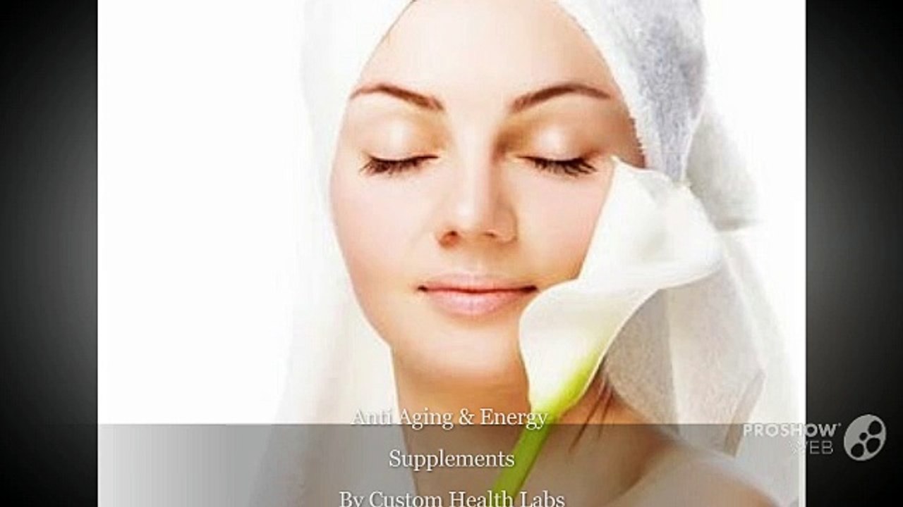 Anti Aging & Energy Health Supplements by Custom Health Labs