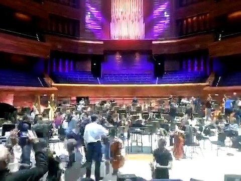 Dernière répétition de l'Orchestre Philharmonique de Radio France en accéléré