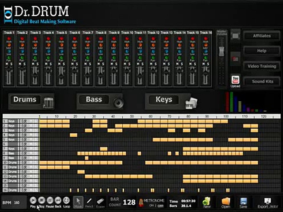 Dr Drum Digital Beat Making Software Reggaeton Beat Maker Software