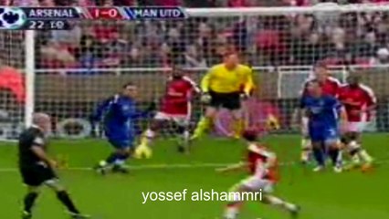 ارسنال 2-1 مانشستر يونايتد ، موسم 2008-2009 .