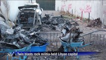 Bombs hit near shuttered Egypt, UAE embassies in Libya