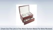 Caddy Bay Collection Vintage Wood Watch Case Display Storage Box with Solid Top, Holds 20 Plus Watches