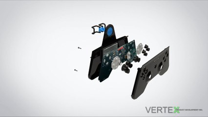 Wireless Game Controller Exploded Animation - Product Development Firm NY.