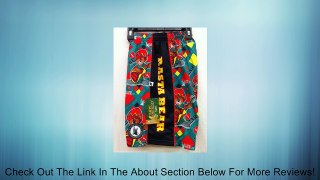 Mesh Shorts Rasta Bear Guitar One Love size Youth Small Review