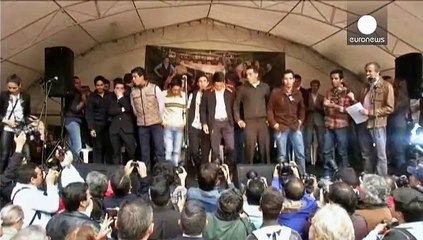 Toreros kämpfen in Bogotá für die Wiedereröffnung einer Stierkampf-Arena