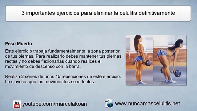 ejercicios para eliminar la celulitis definitivamente sin celulitis nunca mas