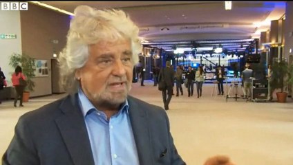 L'intervista di Beppe Grillo alla BBC #fuoridalleuro