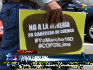 Social organizations demand responsible environmental policy in Peru