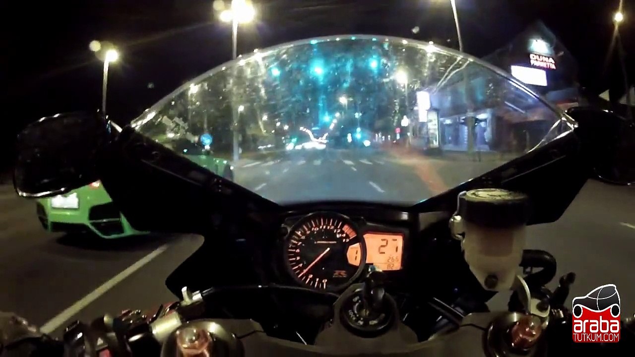 Nissan GT-R 900HP vs Suzuki GSX-R 1000 - Araba Tutkum