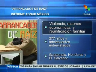 El mundo debe cobijar a menores centroamericanos desplazados: ACNUR