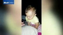 Emotional baby is STILL moved to tears when her mum sings