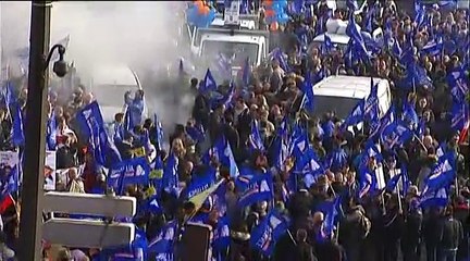 Des policiers manifestent pour dénoncer leurs conditions de travail