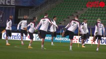 France - Albanie à Rennes : l'entraînement des Bleus au stade