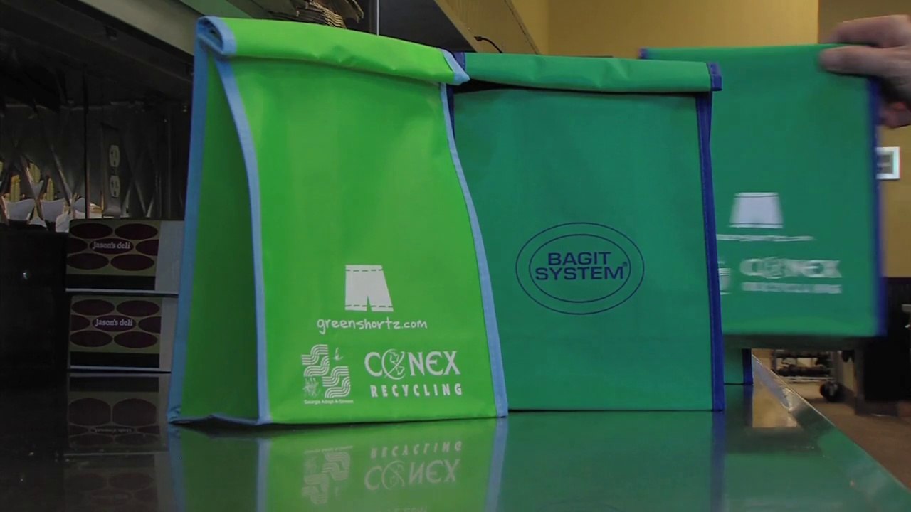 Reusable Lunch Bags helped the Georgia Adopt a Stream program "Reduce Waste" - Living Green in Atlanta Ga