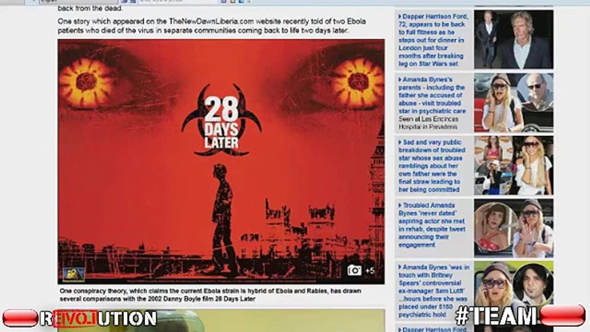 ⁣DAMAGE CONTROL Media Acknowledges Ebola Conspiracy Theories  Mail Online
