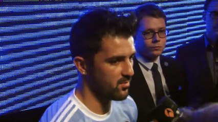 Download Video: David Villa, feliz en Nueva York