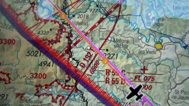 Vol AVIGNON - AURILLAC en Cessna 182