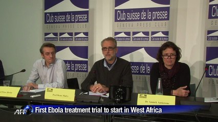 First Ebola treatment trials to start in West Africa