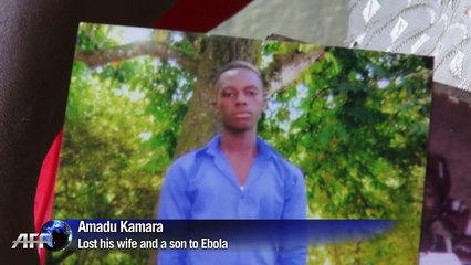 Ebola survivors receive food aid after quarantine