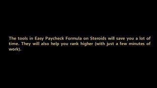 Easy Paycheck Formula bonus