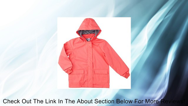 Petit Bateau Baby-Boys Infant Christian Hooded Rain Coat, Pink, 18 Months Review