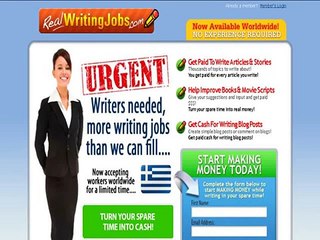 Real Writing Jobs