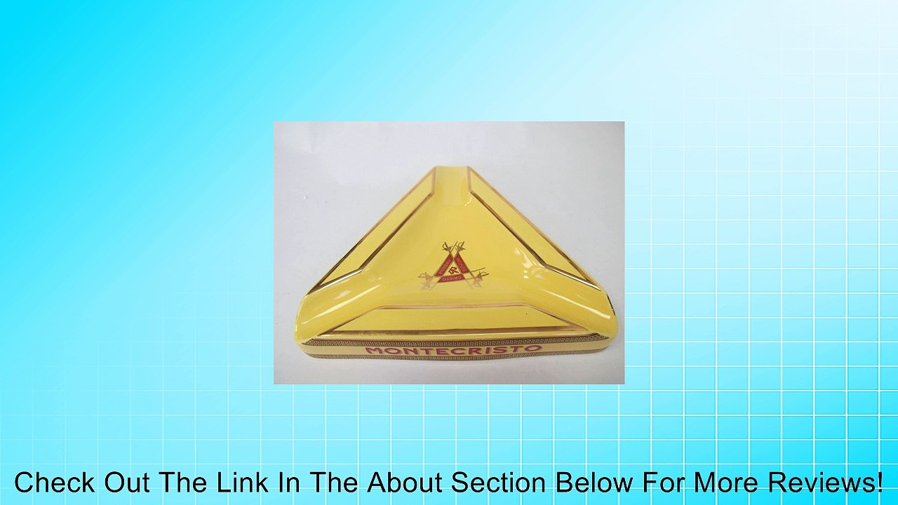 Montecristo- Large Triangle Three Cigar Ashtray Review